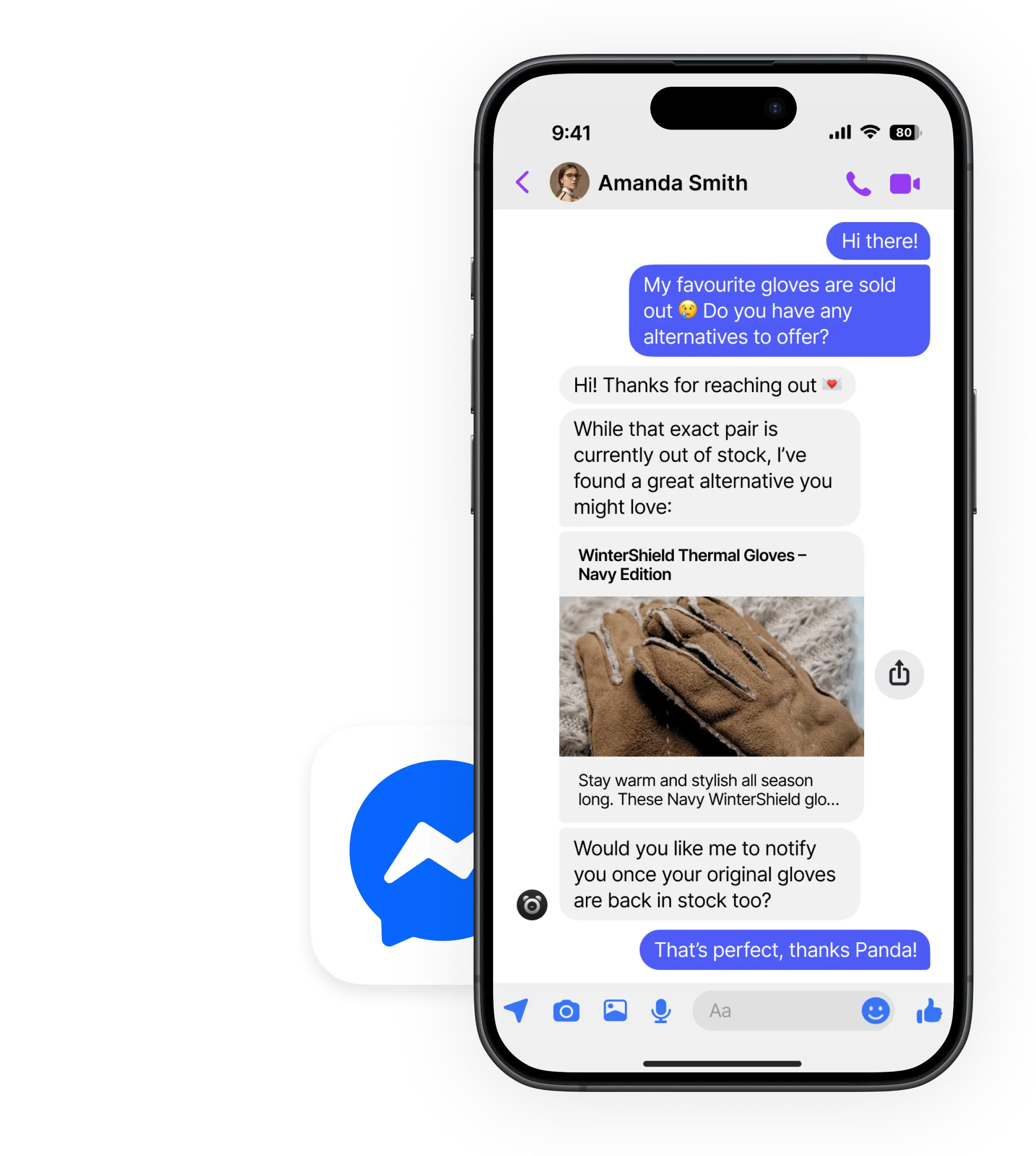 Messenger Chat Customer Support