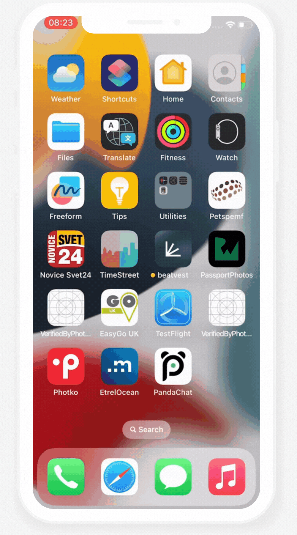 mobile app